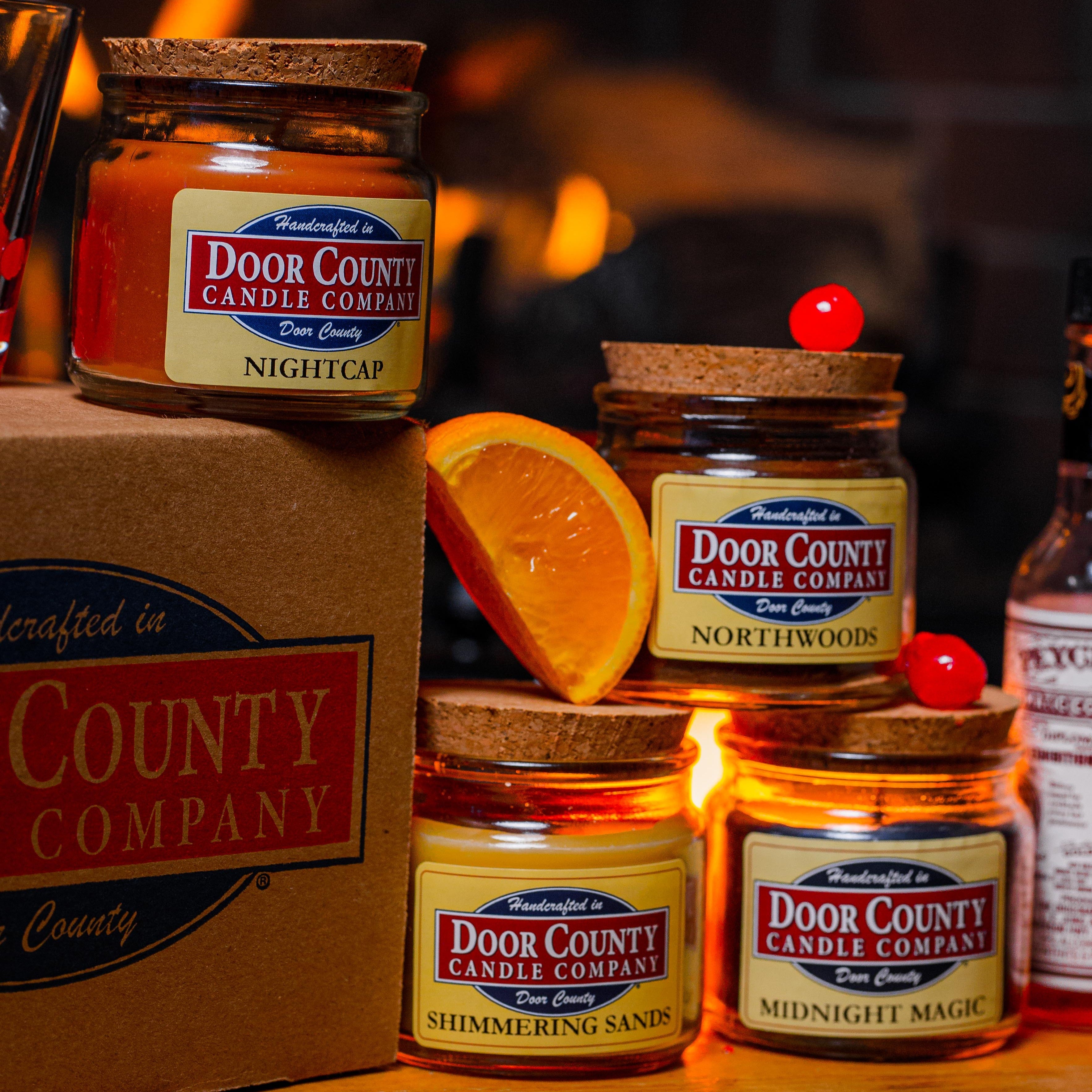 Door County Cabin 5oz Candle Package Door County Candle Co. & Candle Bar
