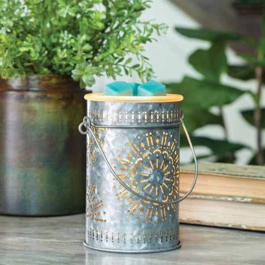 Galvanized Tin Illumination Fragrance Warmer