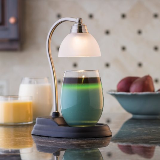 Pewter Aurora Candle Warmer Lamp – Door County Candle Co. & Candle Bar