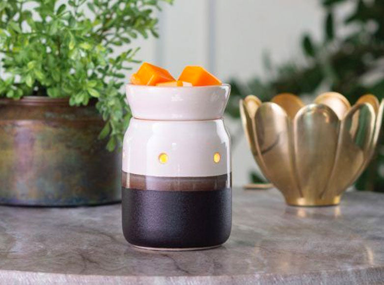 Ivory & Iron Midsize Illumination Fragrance Warmer – Door County Candle ...