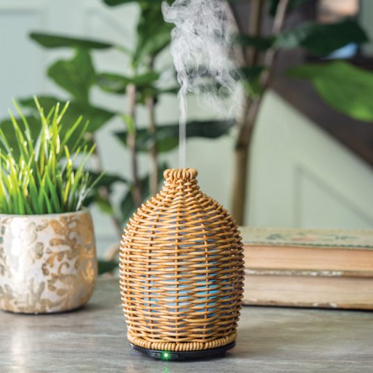Wicker Vase Medium Ultra Sonic DIffuser – Door County Candle Co ...